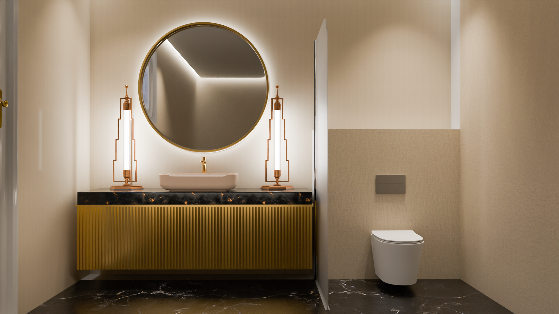 Luxury Powder Room
