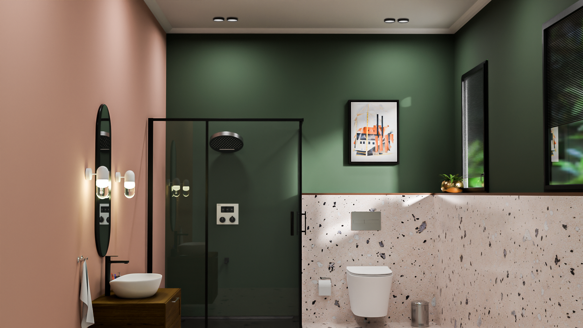 Trendy Youth Bathroom